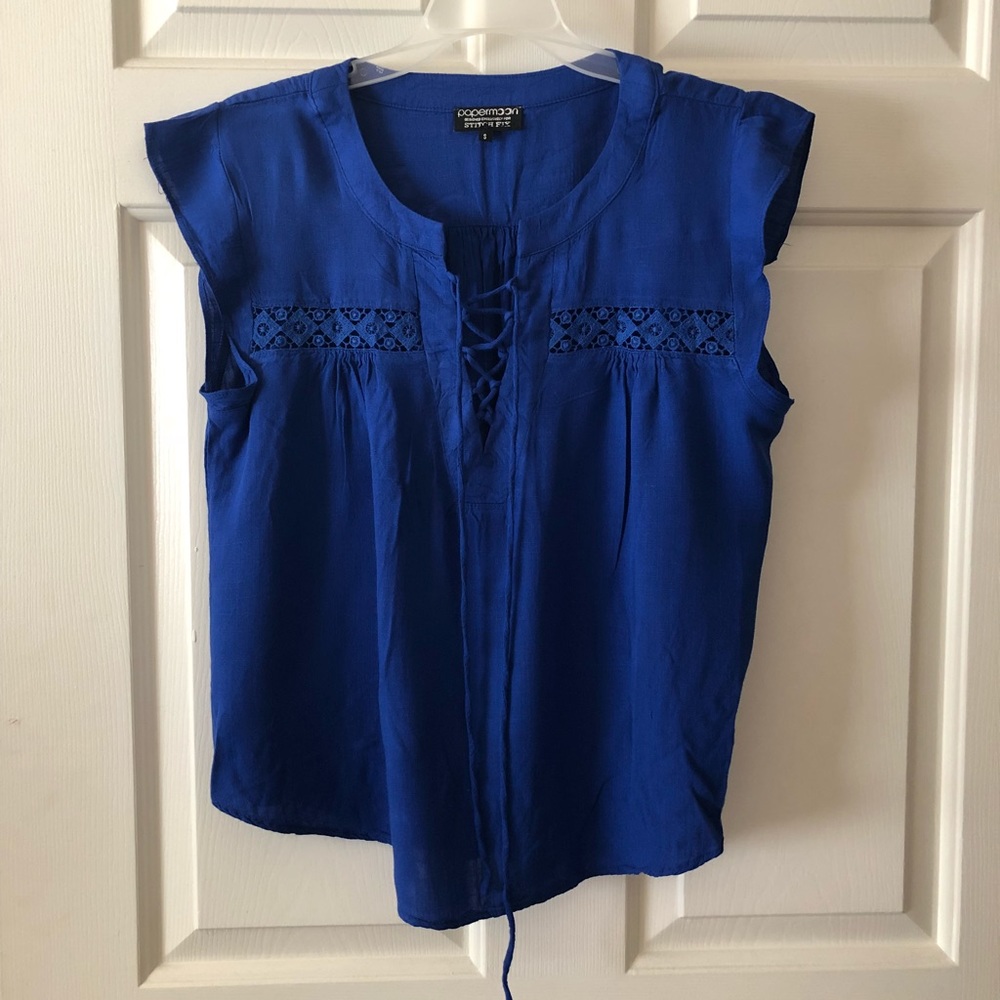 Cobalt Tie Up top